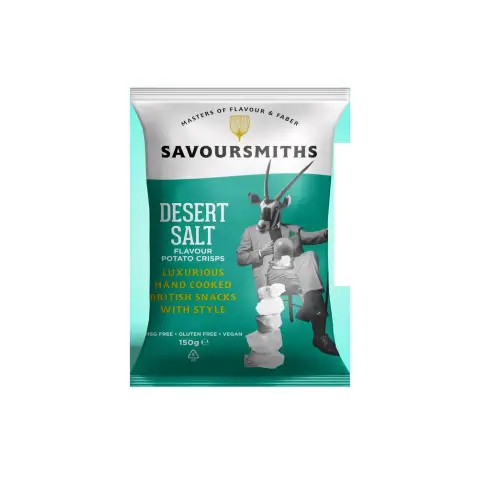 Savoursmiths - Desert Salt Flavour Potato Crisps - 150g