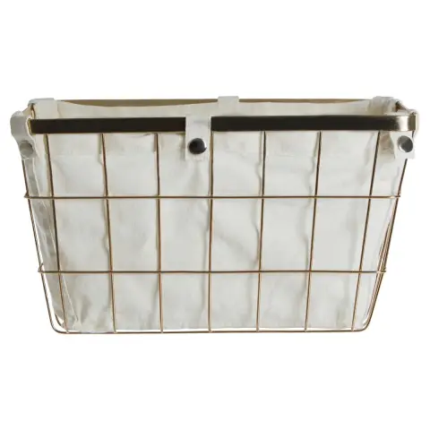 Harga Medium Gold Finish Iron Wire Storage Basket