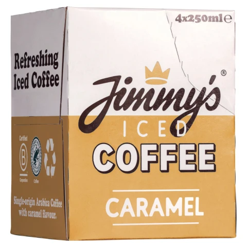 Jimmy'S Iced Coffee Caramel 4 X 250Ml