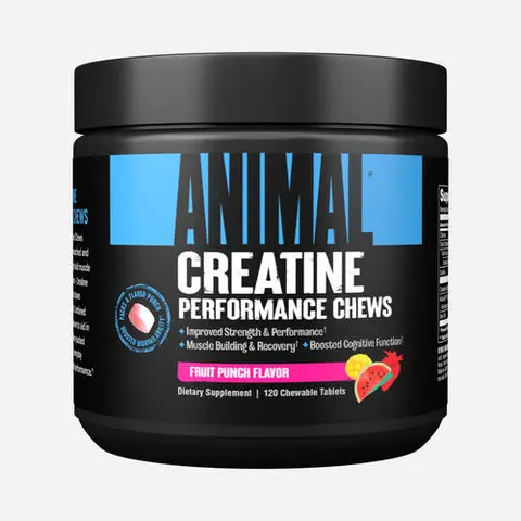 Animal Creatine Performance Chews - 120 comprimés à mâcher