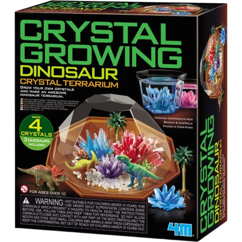 4M Crystal Growing Dinosaur Terrarium