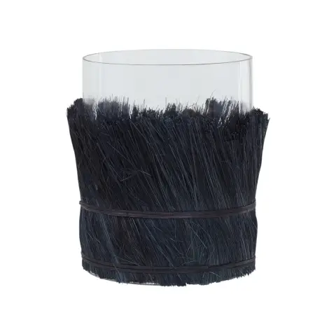 Interiors by Premier Candle Holder Kuta Black Large