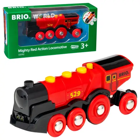 Brio Mighty Red Action Locomotive