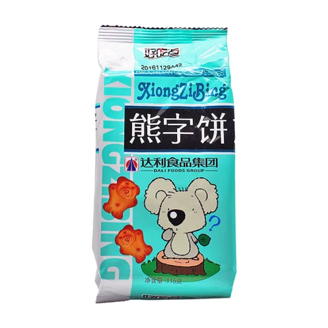 Daliyuan Hao Chi Dian Biscuits en forme d’ours - 115 g