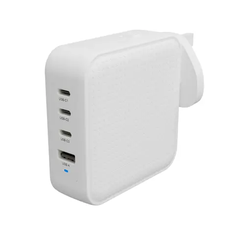 Hyper® HyperJuice 100W USB-C GaN Travel Charger (3C+1A) - White