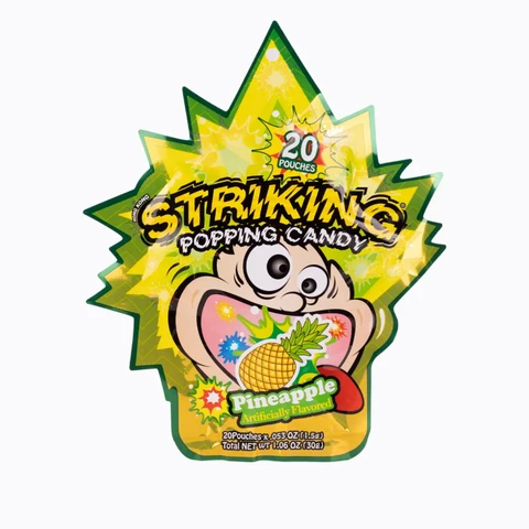 Striking Stunning Popping Candy - Pineapple Flavor 30g