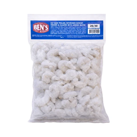 Ben's Venusmuscheln, roh, geschält, 1 kg, Größe 26/30, netto 750 g