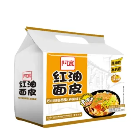 Akuan Rotes Öl-Nudeln Sesamsauce Gewürz 120g*4