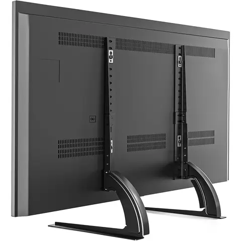 TV Stand Legs for 22 to 65 inch TVs, Table Top stand for Flat & Curved Screen, Holds up to 38 KG