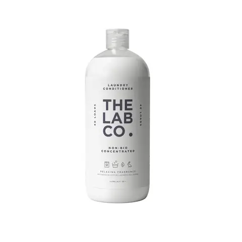 The Lab Co. Relaxing Fabric Conditioner & Laundry Softener | Non-Bio, Ultra-Concentrated, 40 Washes | Cotton, Lavender & Jasmine Scent | 1 Litre, Vegan & Biodegradable