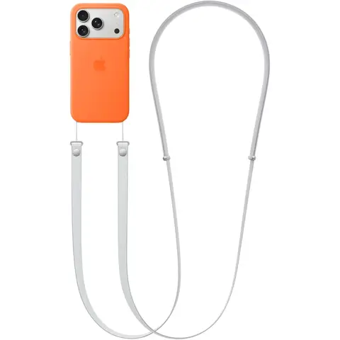 Apple - iPhone Crossbody Strap - Light Gray
