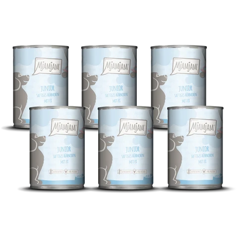 MjAMjAM Junior Saftiges Hühnchen mit Ei 6 x 400 g