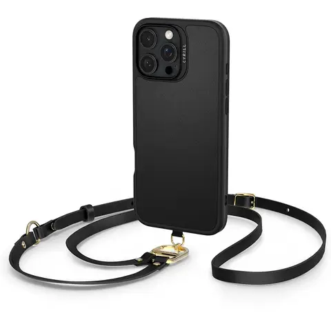 Spigen Cyrill Classic Charm MagSafe iPhone 16 Pro Max Hülle & Gürtelset – Schwarz