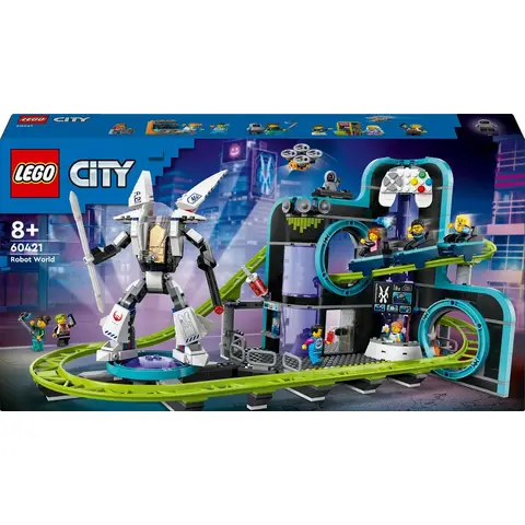 Lego 60421 City Robot Wereld Achtbaanpark