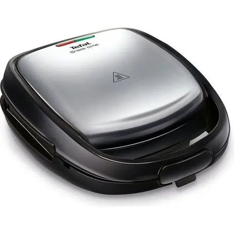 Tefal SW342D38 Appareil à Gaufres, Sandwichs et Paninis avec Revêtement Antiadhésif et Thermostat Réglable