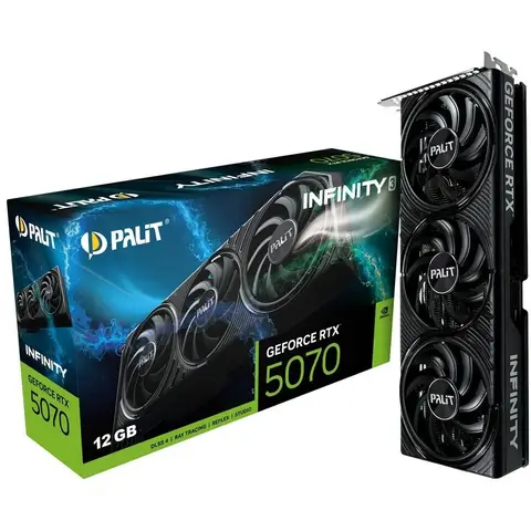 PALIT GeForce RTX 5070 Infinity 3 12 GB Grafikkarte HDMI/DP
