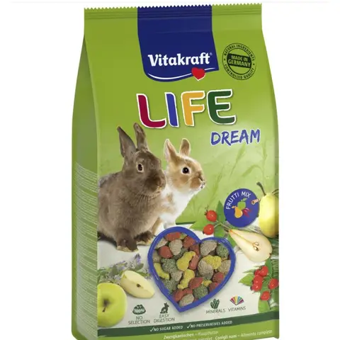 Vitakraft Life Dream für Zwergkaninchen 600 g
