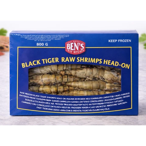Ben's Black Tiger Garnalen 21/30 - 750 g
