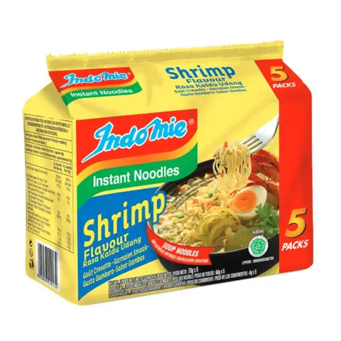 Indomie Instant Noedels Garnalensmaak 5x70 g (EU) 5 Pakken