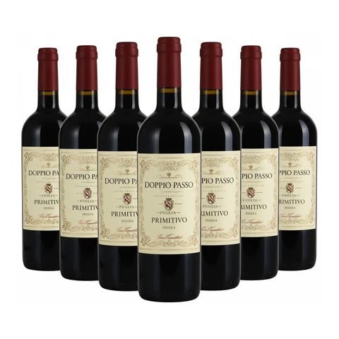Doppio passo primitivo puglia igt halbtrocken rot 6x0,75 L