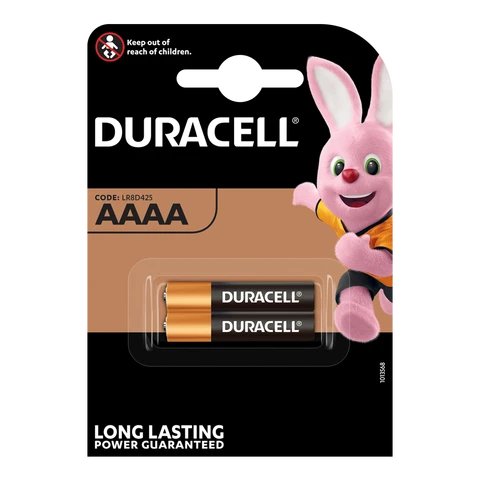Duracell AAAA Ultra 1.5V Alkaline Batteries - 2 Pack