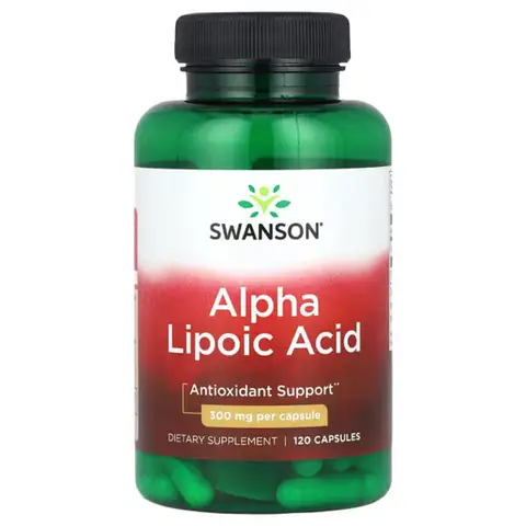 Swanson Alpha Lipoic Acid Antioxidant 300mg Daily Wellness Support Capsules - 120 Capsules