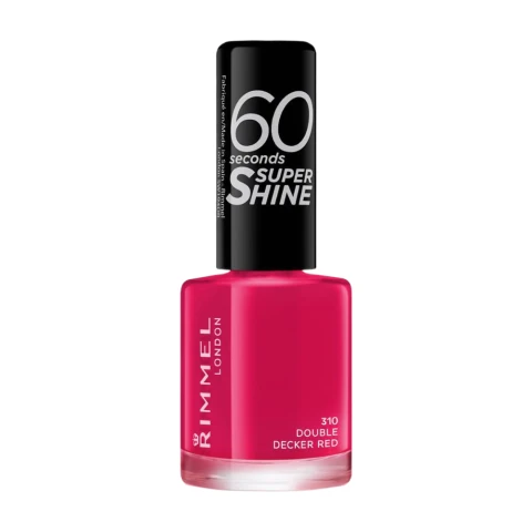 Rimmel 60 Seconds Super Shine Nail Polish Double Decker Red