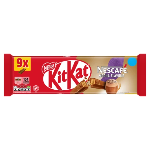 Kitkat 2 Finger Nescafé Mocha Coffee 9 X 20.7G