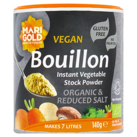 Marigold Organic Bouillon Reduced Salt - 140G