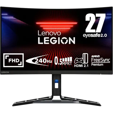 Lenovo Legion R27fc-30 27 inch Gaming Monitor | FHD, 1080p, 240Hz, VA, 0.5ms, HDMI, DP | AMD Freesync, NVIDIA G-SYNC Compatible | PS5, Xbox, PC screen