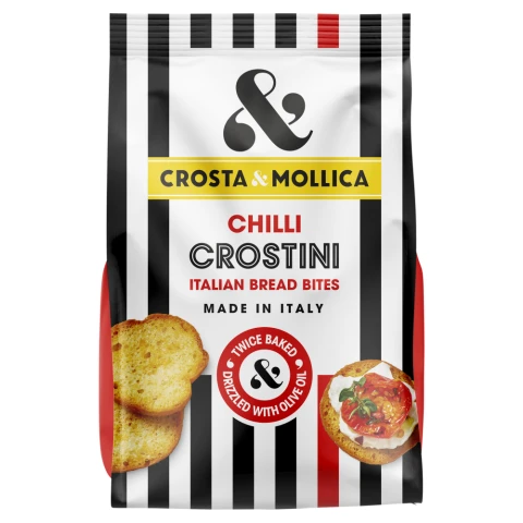 Crosta & Mollica Crostini Light & Crisp with Chilli 150g