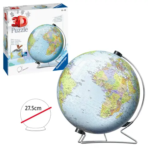 Ravensburger The World on V-Stand 3D 540 Piece Puzzle