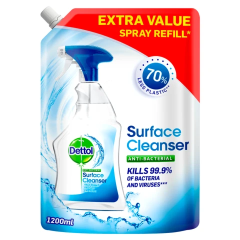 Dettol Anti-Bacterial Surface Cleanser Spray Refill 1200ml