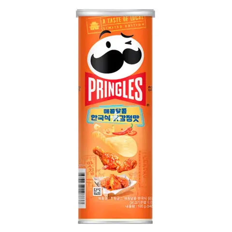 Pringles saveur poulet frit coréenne sucrée et épicée - 100 g