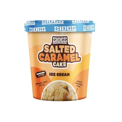 Sides Salted Caramel Cake Tub 500ml
