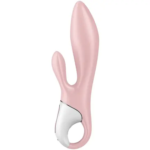 Satisfyer Air Pump Bunny 3, 21 cm, G-punt stimulatie, opblaasbare konijntje vibrator, 12 trillingspatronen, oplaadbaar, waterdicht (IPX7), huidvriendelijk siliconen