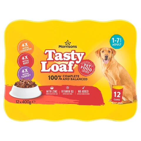Morrisons Tasty Loaf 1-7 Years Adult 12 x 400g