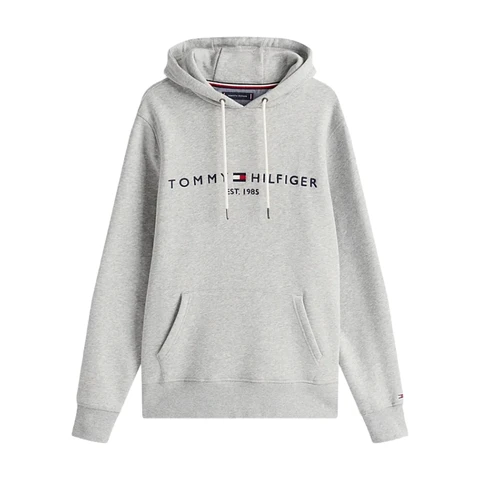 CORE TOMMY LOGO HOODY Men XXXL CLOUD HTR