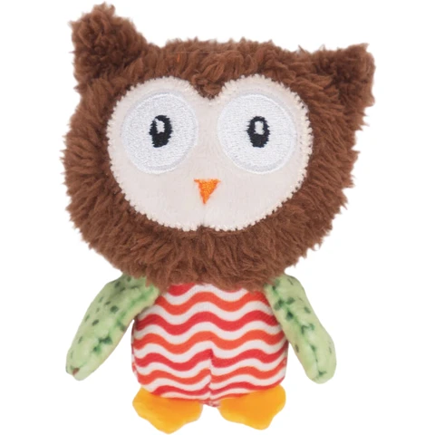 Rosewood Little Nippers Boggle Owl Cat and Kitten Toy