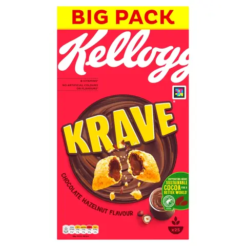 Kellogg's Krave Chocolate Hazelnut 750g