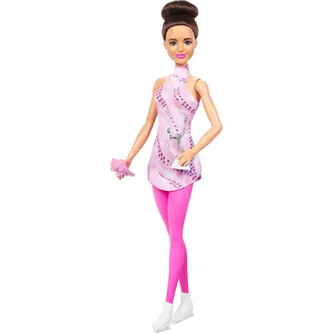 Barbie Carrières modepop skater - 25 cm, roze outfit