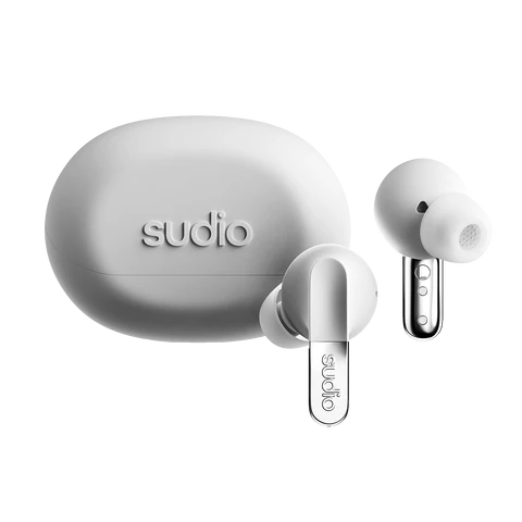 Sudio N3 Pro In-Ear True Wireless Earbuds - Chrome White