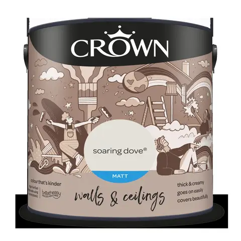 Crown Matt Emulsion Soaring Dove 2.5L