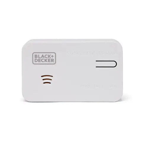 BLACK+DECKER Carbon Monoxide Alarm and Detector - 10-Year Sealed Battery, 10-Year Sensor Life, CO Alarm for Home, with Test Button, Portable