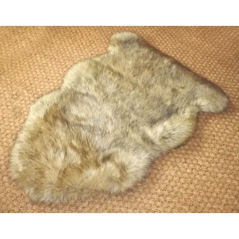 Likewise Rug Faux Fur Hide Brown 60x90cm