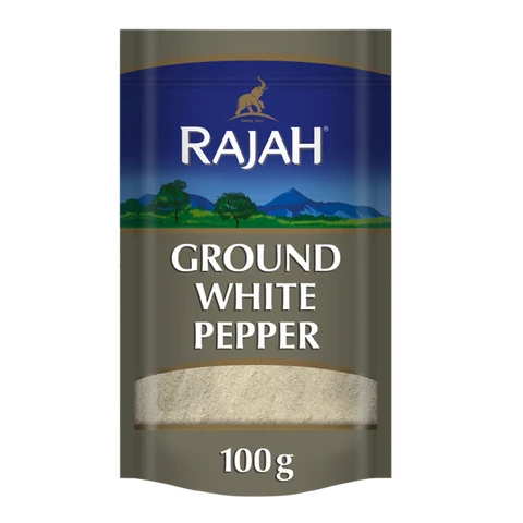 RAJAH Spices Ground White Pepper 100G