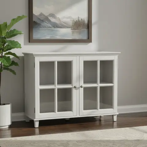 Sideboard Provence 2 Doors Rustic Pine White