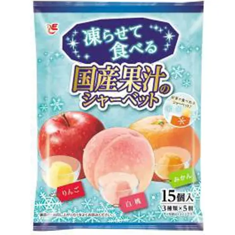 Ace Bakery bevroren sorbet met Japanse vruchtensap, 15 stuks