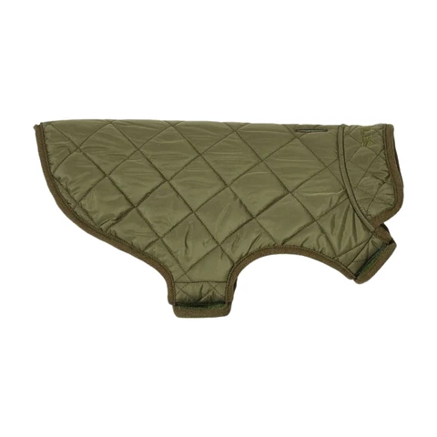 Rosewood x Joules Khaki Quilted Coat for Dogs Large