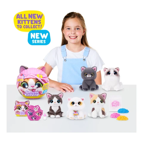 Pets Alive Smitten Kittens Series 2 Interactive Plush